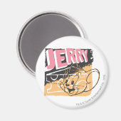 Jerry Face op Cheese Magneet (Voorkant / Achterkant)