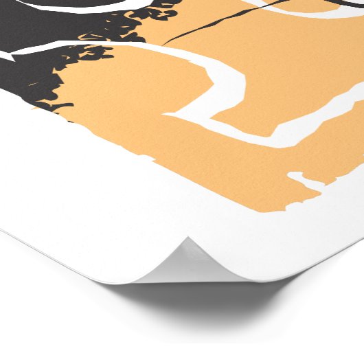 Jerry Face op Cheese Poster (Hoek)