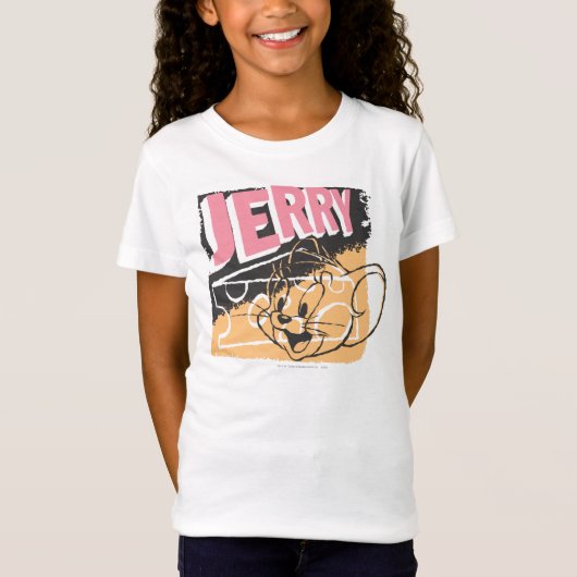 Jerry Face op Cheese T-shirt (Voorkant)