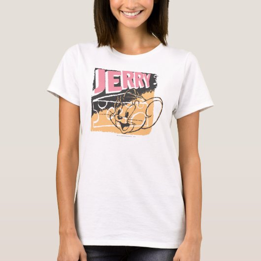 Jerry Face op Cheese T-shirt (Voorkant)