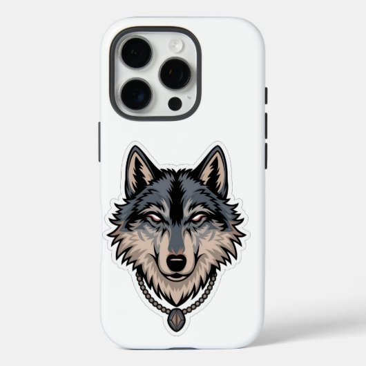 Jerry Garcia wolf Case-Mate iPhone Case (Achterkant)