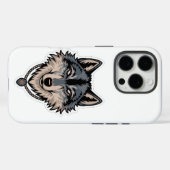 Jerry Garcia wolf Case-Mate iPhone Case (Achterkant (horizontaal))