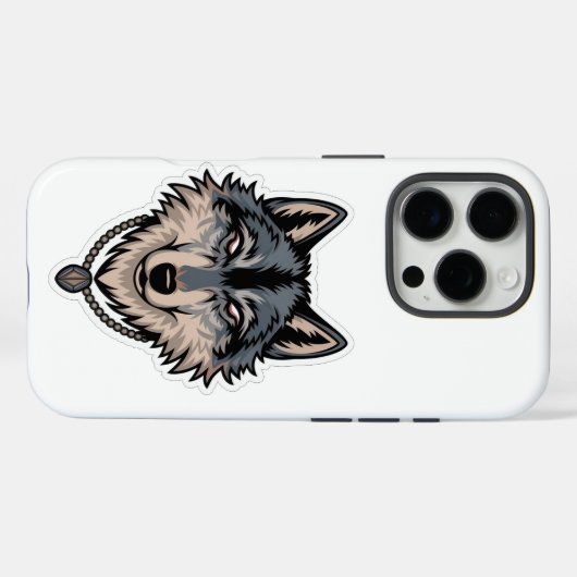 Jerry Garcia wolf Case-Mate iPhone Case (Achterkant (horizontaal))