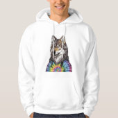 Jerry Garcia wolf Hoodie (Voorkant)