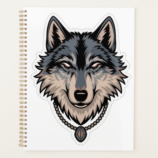 Jerry Garcia wolf Planner (Voorkant)