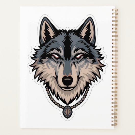 Jerry Garcia wolf Planner (Achterkant)