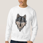 Jerry Garcia wolf Trui (Voorkant)