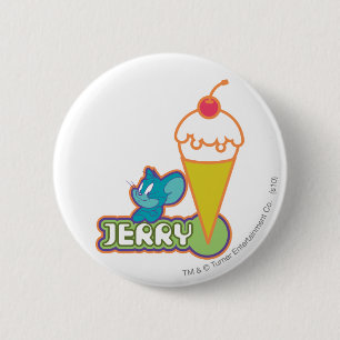 Jerry Ice Cream Ronde Button 5,7 Cm