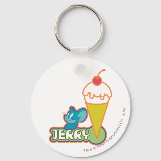 Jerry Ice Cream Sleutelhanger (Voorkant)