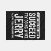Jerry If At First You Don't Succeed Try Doing What Fleece Deken (Voorkant (Horizontaal))
