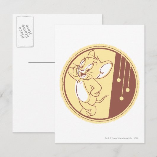 Jerry in Circle Briefkaart (Voorkant / Achterkant)