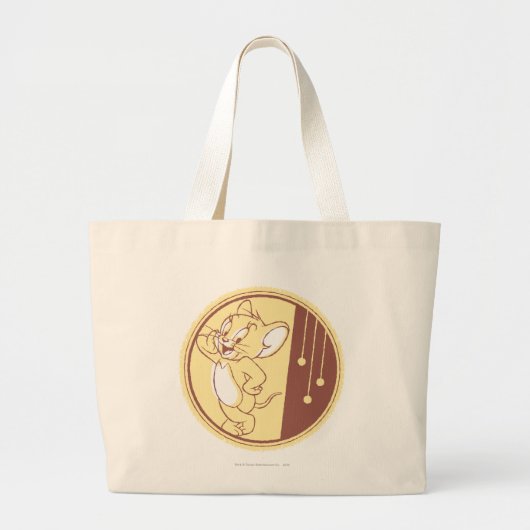 Jerry in Circle Grote Tote Bag (Voorkant)