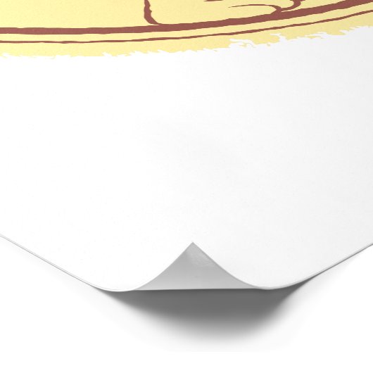 Jerry in Circle Poster (Hoek)