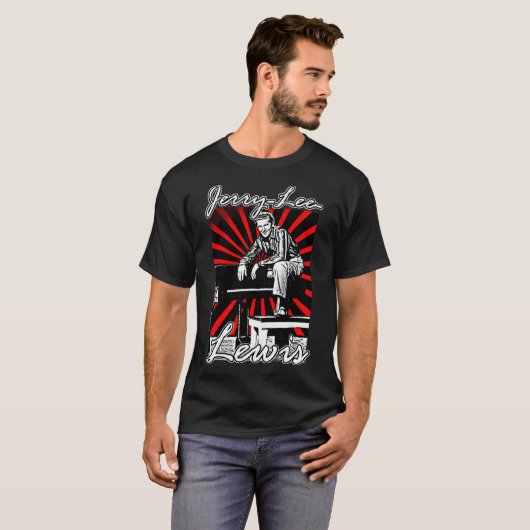 Jerry Lee Lewis T-shirt (Voorkant volledig)