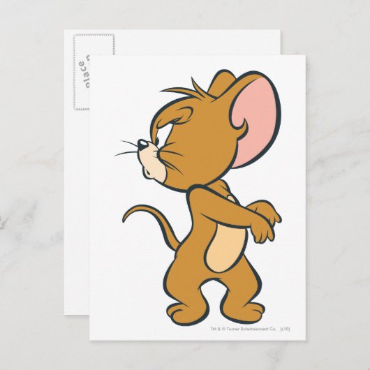 Jerry look Back Annoyed Briefkaart (Voorkant / Achterkant)