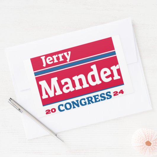 Jerry Mander Campagne Sticker (Envelop)