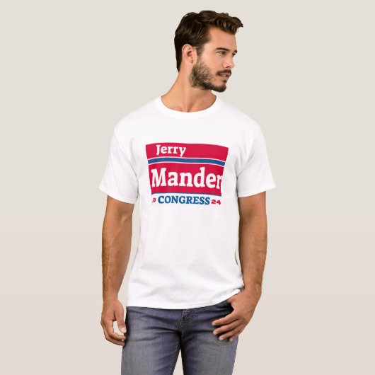 Jerry Mander Campaign T-shirt (Voorkant volledig)