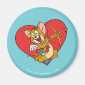 Jerry Mouse Gedprezen als Valentijn Cupid Magneet (Voorkant)