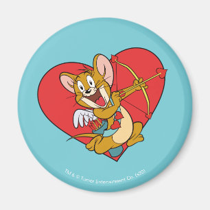 Jerry Mouse Gedprezen als Valentijn Cupid Magneet