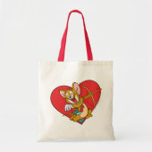 Jerry Mouse Gedprezen als Valentijn Cupid Tote Bag (Voorkant)