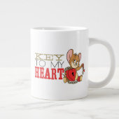Jerry Mouse "Key to My Heart"-Valentijn Grote Koffiekop (Rechts)