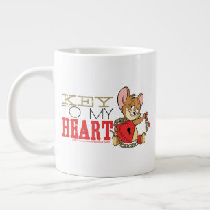 Jerry Mouse "Key to My Heart"-Valentijn Grote Koffiekop