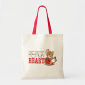 Jerry Mouse "Key to My Heart"-Valentijn Tote Bag (Voorkant)