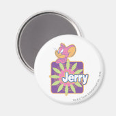 Jerry Neon Mouse Magneet (Voorkant / Achterkant)