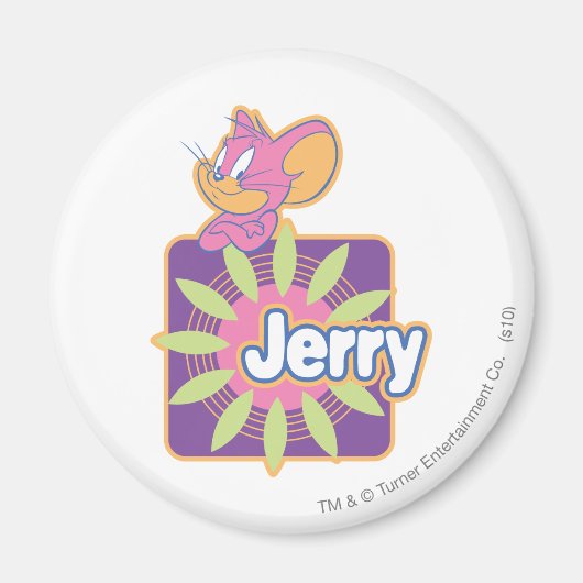 Jerry Neon Mouse Magneet (Voorkant)