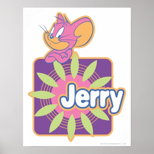 Jerry Neon Mouse Poster (Voorkant)