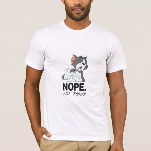 Jerry "Nope. Niet vandaag." T-Shirt (Voorkant)