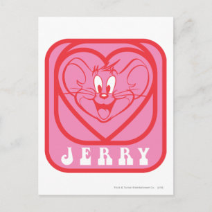 Jerry Pink Hearts Briefkaart