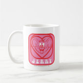 Jerry Pink Hearts Koffiemok (Links)