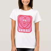 Jerry Pink Hearts T-shirt (Voorkant)