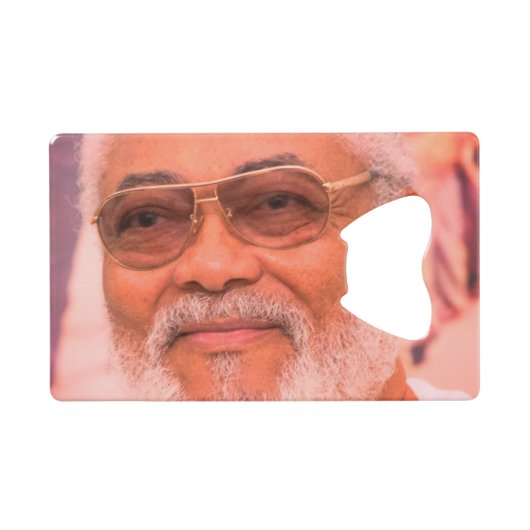 Jerry Rawlings, J.J. Rawlings, Ghanees President Creditkaart Flessenopener (Voorkant (Horizontaal))