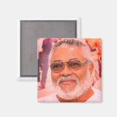 Jerry Rawlings, J.J. Rawlings, Ghanees President Magneet (Voorkant / Achterkant)