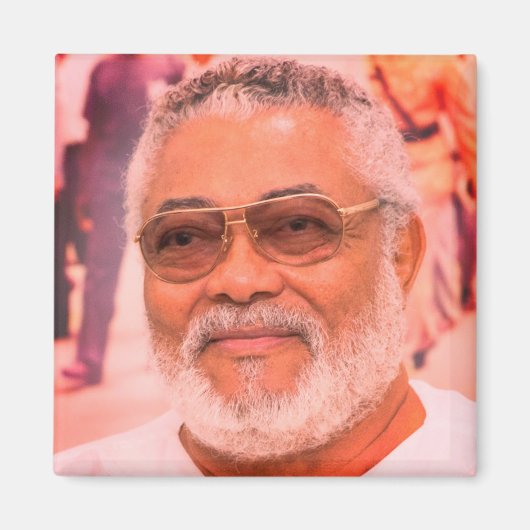 Jerry Rawlings, J.J. Rawlings, Ghanees President Magneet (Voorkant)