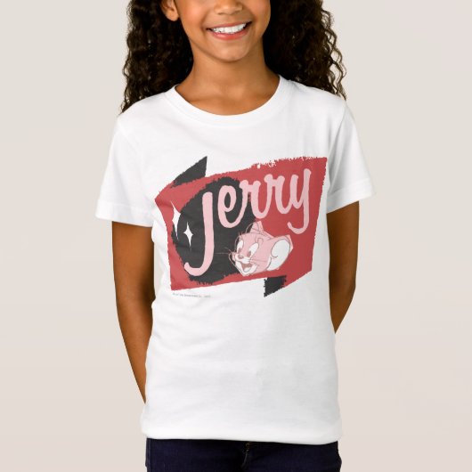 Jerry Red en Black Logo T-shirt (Voorkant)