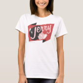 Jerry Red en Black Logo T-shirt (Voorkant)