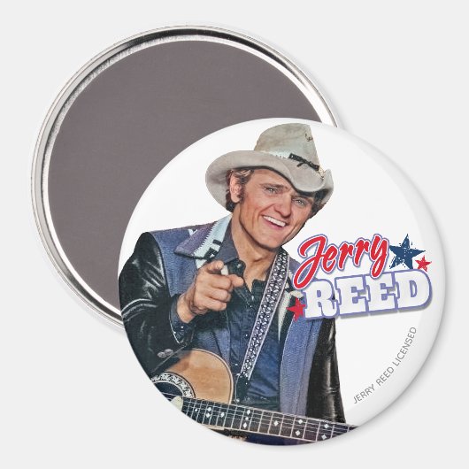 Jerry Reed Magnet (Voorkant / Achterkant)
