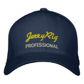 Jerry Rig Professional Geborduurde Pet (Voorkant)