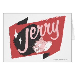 Jerry Rood en Zwart Logo