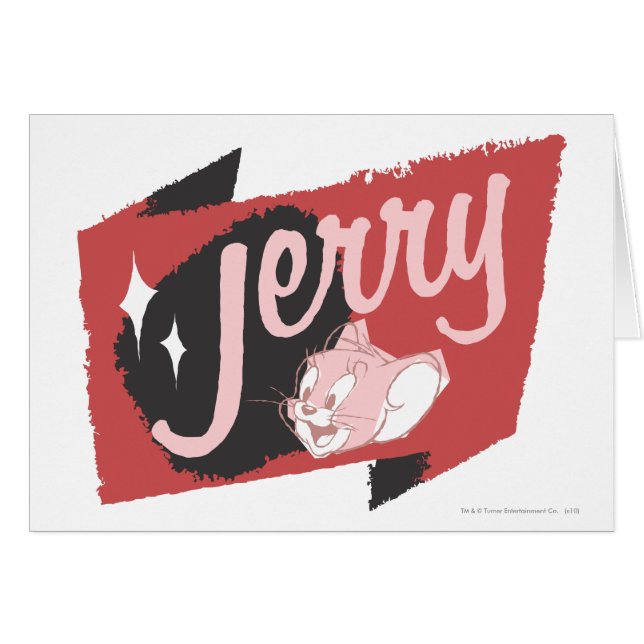 Jerry Rood en Zwart Logo (Voorkant Horizontaal)