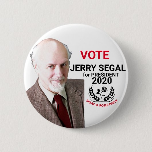 Jerry Segal voor President 2020 Ronde Button 5,7 Cm (Voorkant)