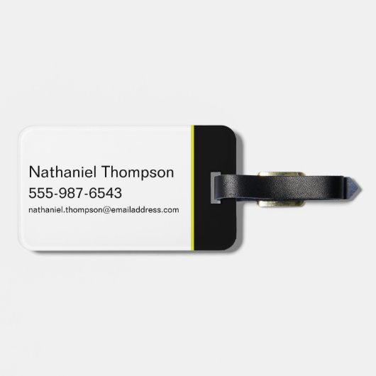 Jerry Seinfeld | Master of My Domain Bagagelabel (Achterkant horizontaal)