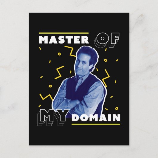 Jerry Seinfeld | Master of My Domain Briefkaart (Voorkant)