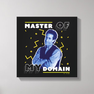 Jerry Seinfeld Master of My Domain Canvas Afdruk