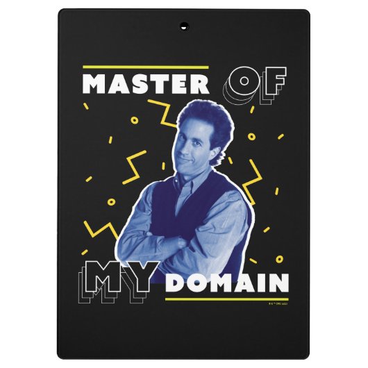 Jerry Seinfeld | Master of My Domain Klembord (Achterkant)