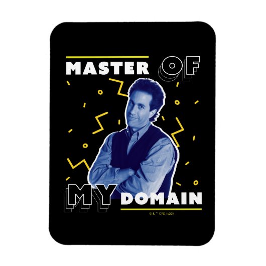 Jerry Seinfeld | Master of My Domain Magneet (Verticaal)