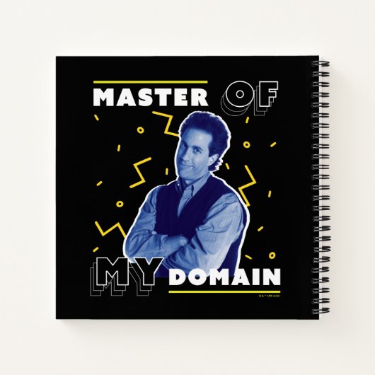 Jerry Seinfeld | Master of My Domain Notitieboek (Achterkant)